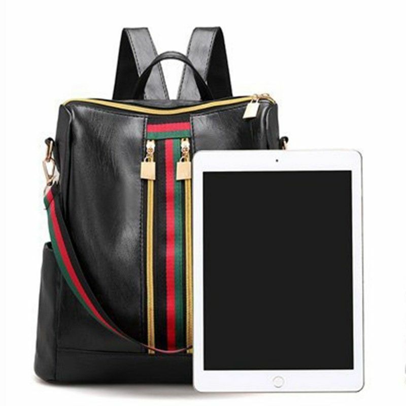 Women's Ladies Leather Backpack Anti-Theft Rucksack Travel Shoulder Bag Satchel 24Hr Smart