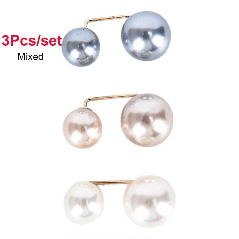 3PCS/Set Trousers Waist Changing Small Brooch Anti-glare Buckle Pin Simple Waist Accessories