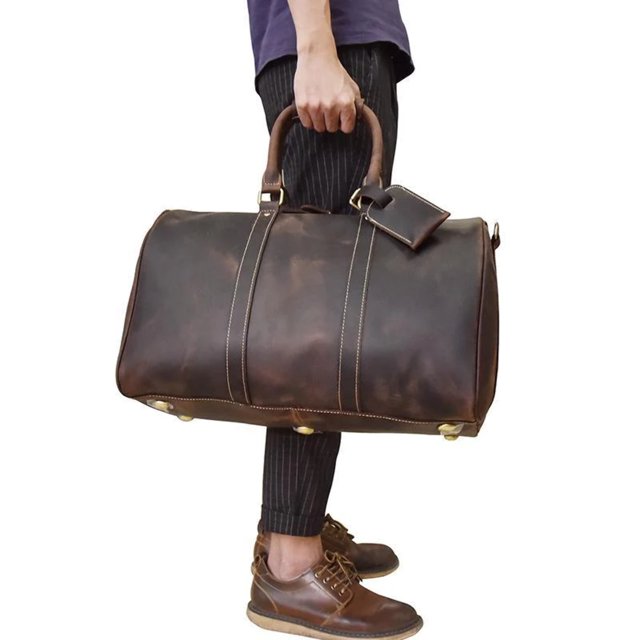 The Bjarke Weekender | Handcrafted Leather Duffle Bag 24Hr Smart