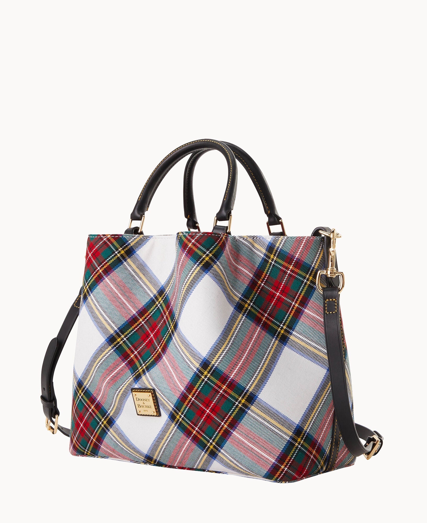 Dooney & Bourke Tartan Large Barlow Bag 24Hr Smart