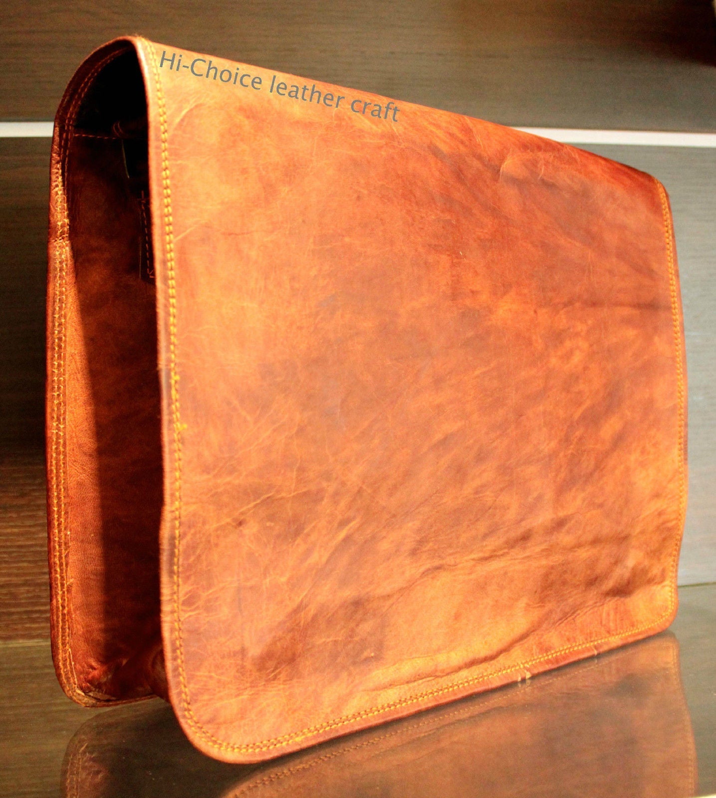 Men's Genuine Leather Vintage Laptop Messenger Hando Briefcase Bag Satchel 24Hr Smart