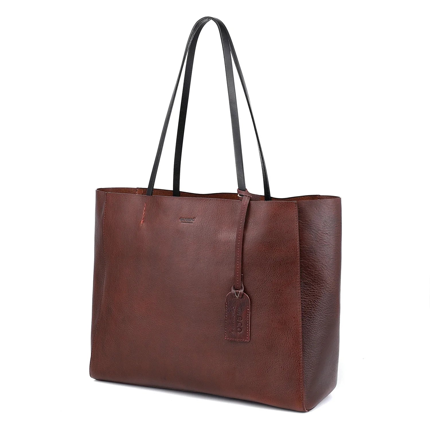 Old Trend Genuine Leather Out West Tote 24Hr Smart