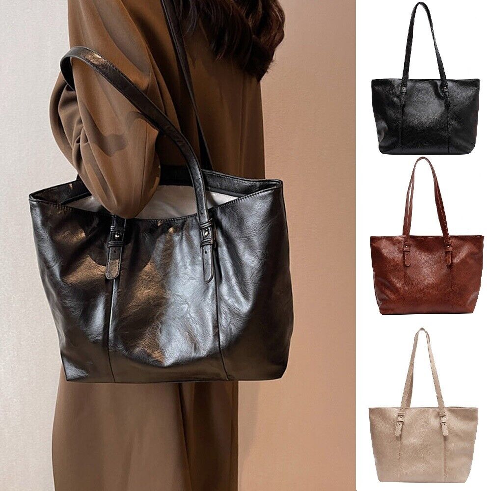 Women Lady Leather Handbag Shoulder Messenger Satchel Tote Crossbody Purse Bag 24Hr Smart