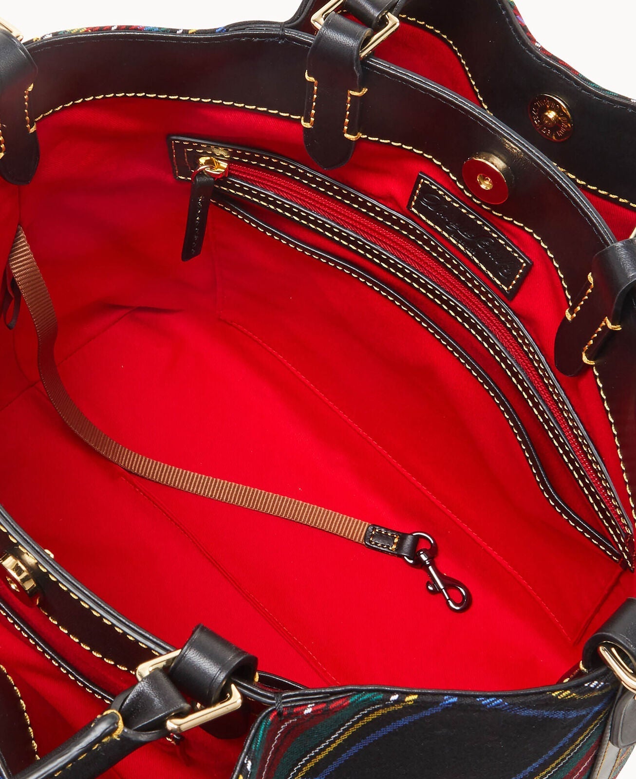 Dooney & Bourke Tartan Large Barlow Bag 24Hr Smart