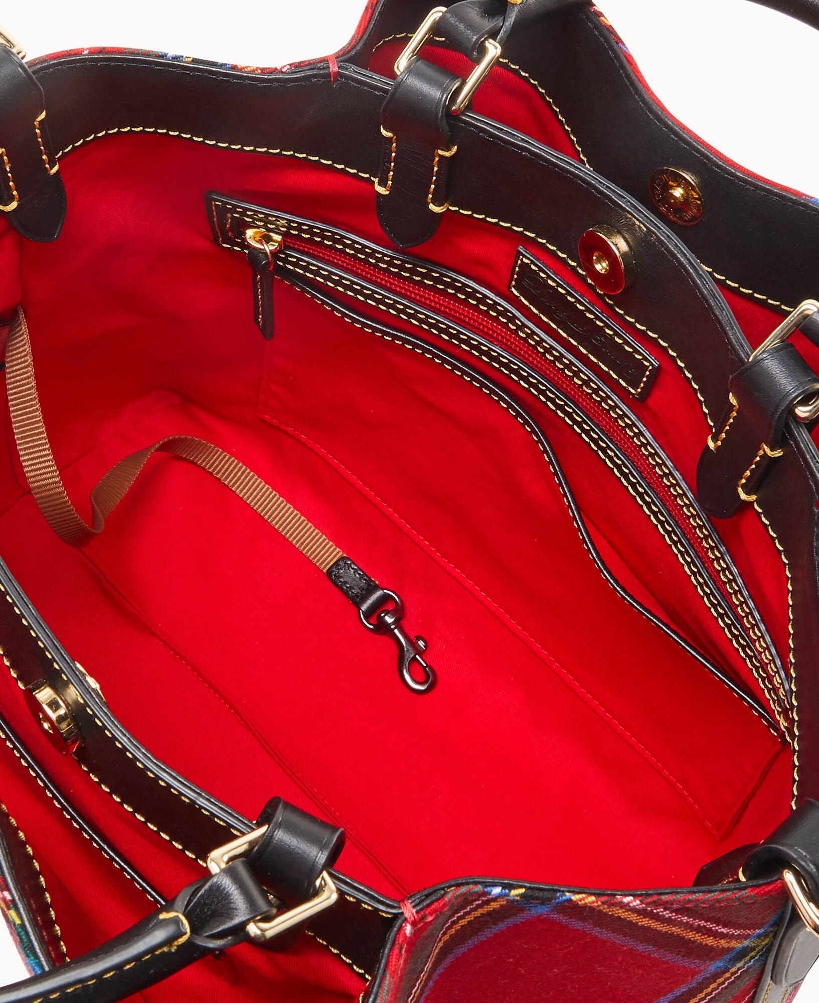 Dooney & Bourke Tartan Large Barlow Bag 24Hr Smart