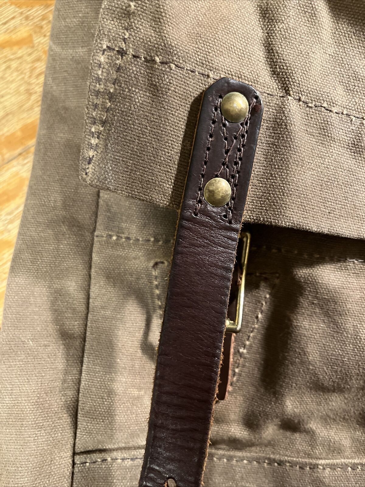 FROST RIVER waxed canvas backpack bag - Original Model 24Hr Smart